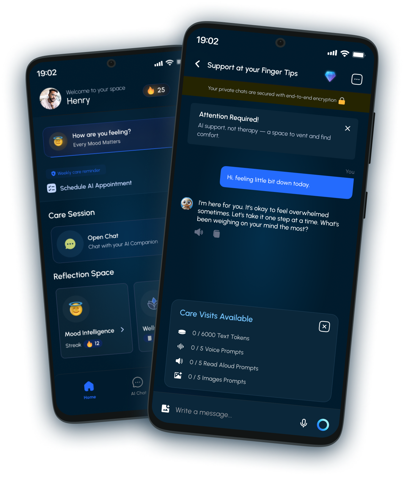 Pocket Mate.AI users interface images